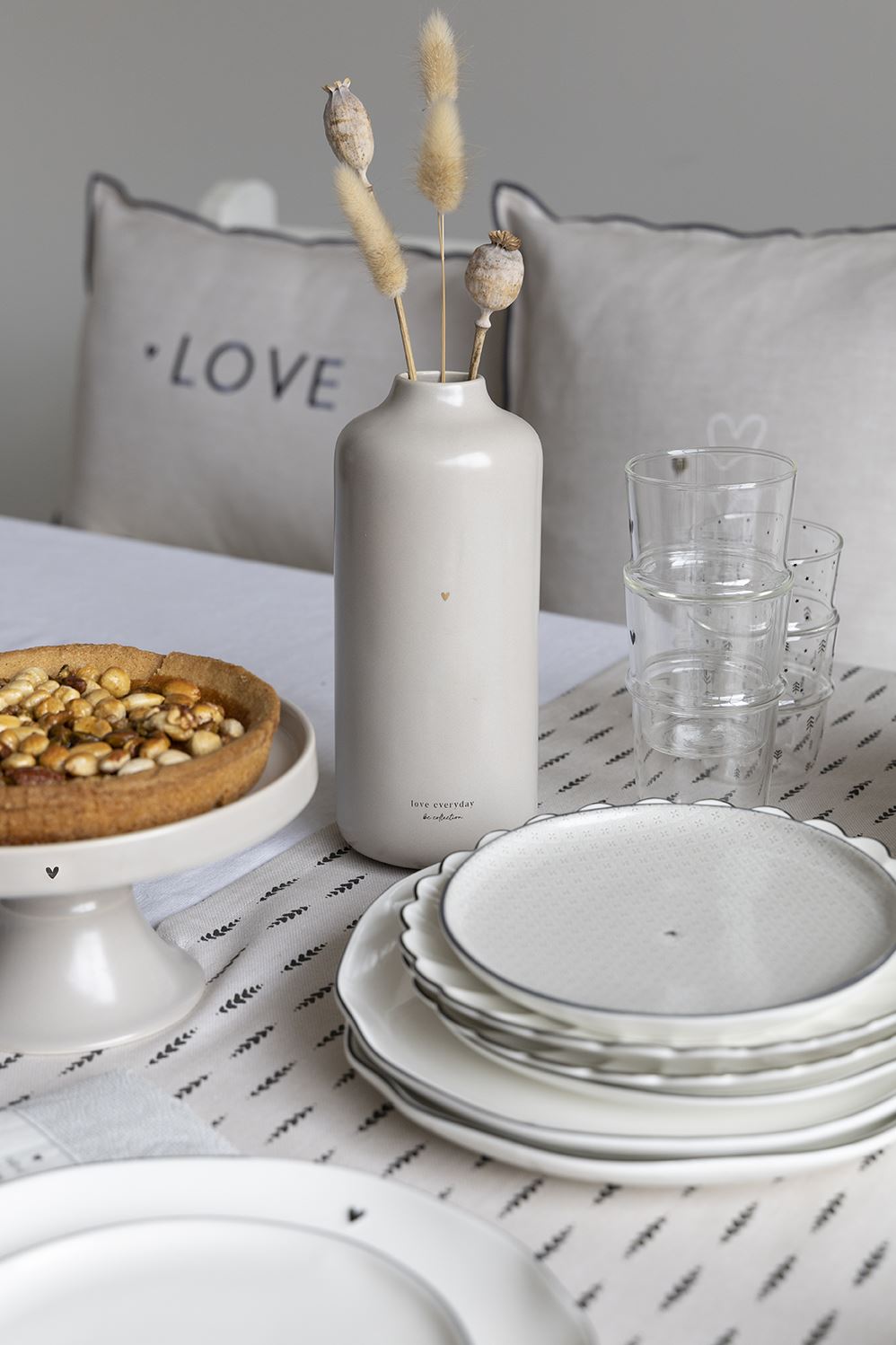 Bastion Collections Kuchenteller - Cakeplate Ruffle gewellt  - Durchmesser 16 cm