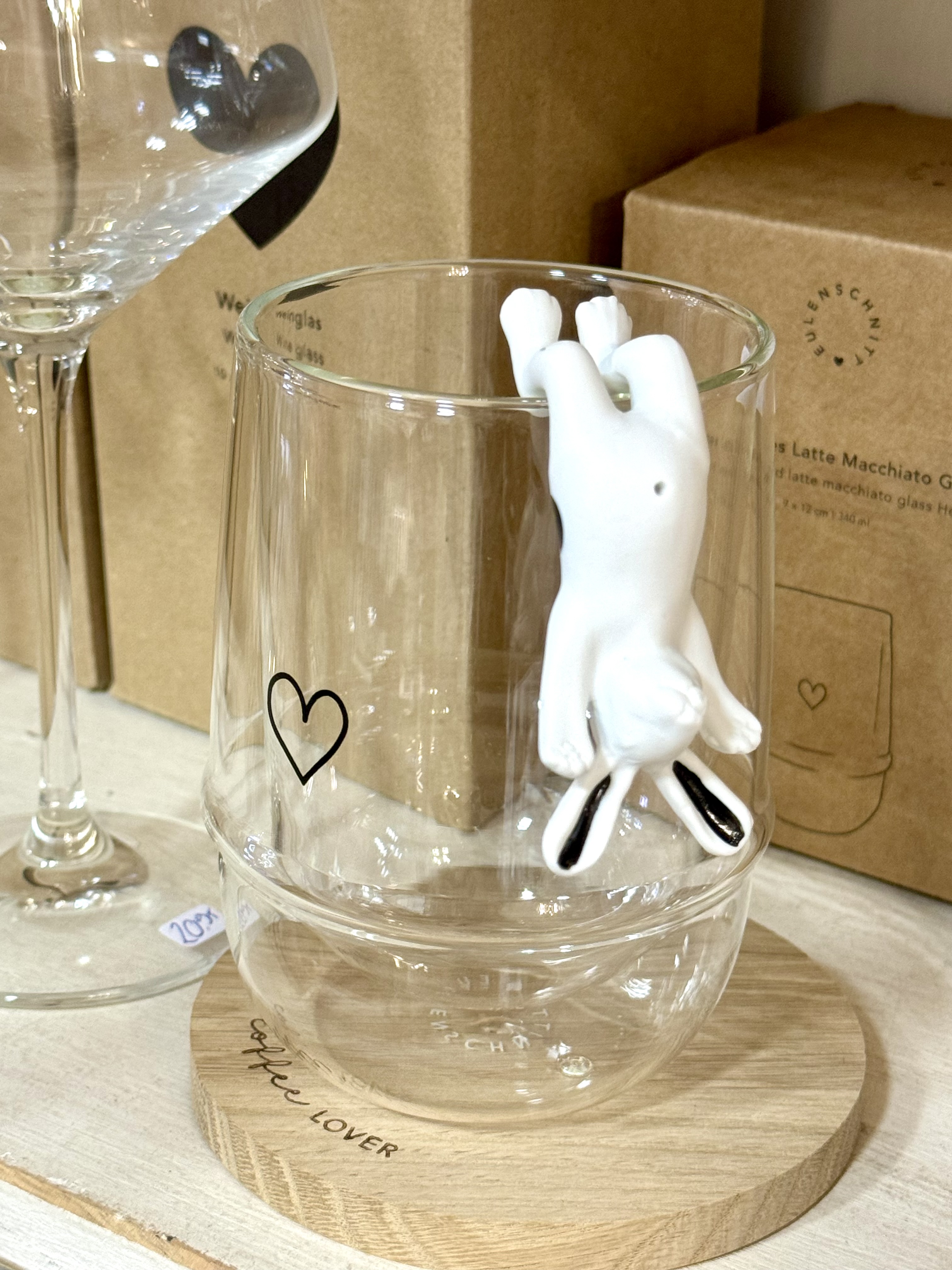 Good Old Friends Porzellan Kletterhase Schwarzohr