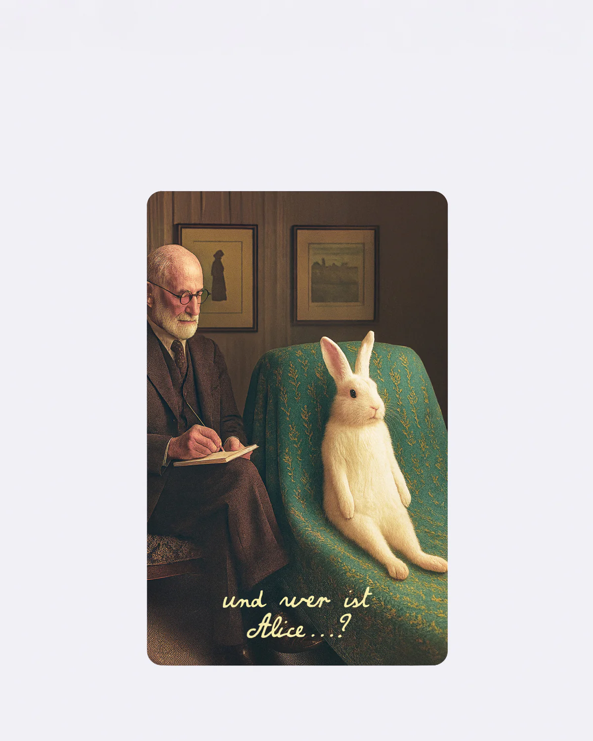 ChicMic Luna Card - Mini Postkarte - Und wer ist Alice?