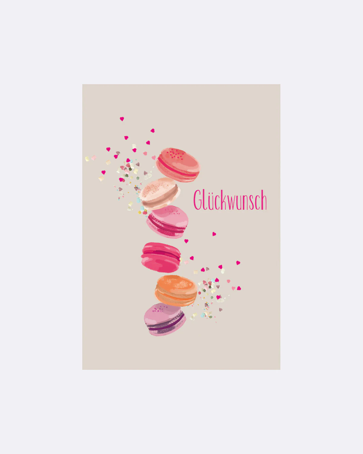 ChicMic YAY Postkarte - Glückwunsch - Macarons