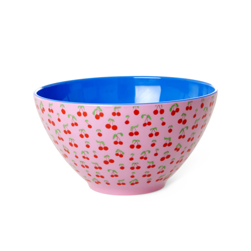 Rice SALATSCHÜSSEL - CHERRY LOVE PRINT - MELAMIN