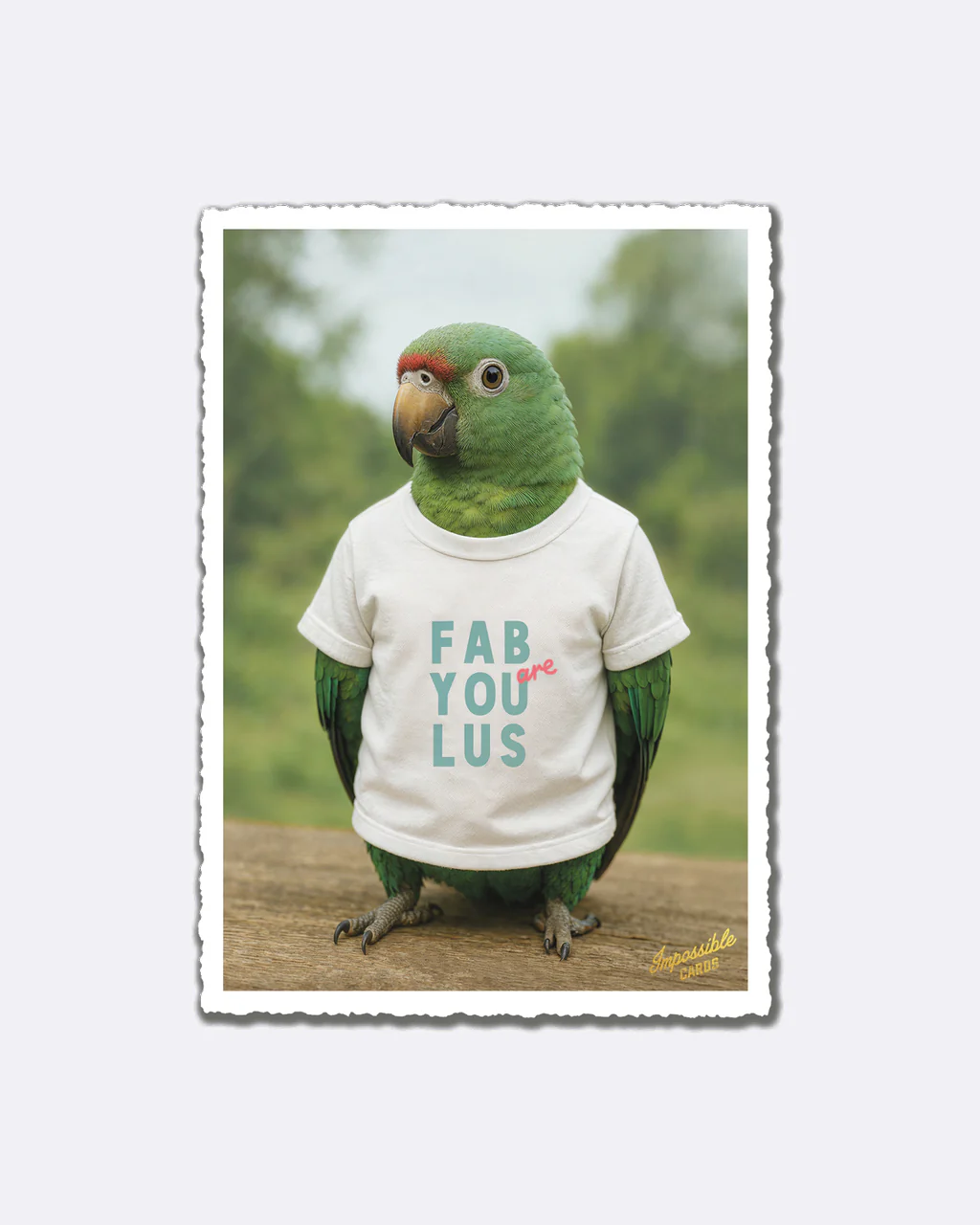 ChicMic Impossible Postkarte - Papagei