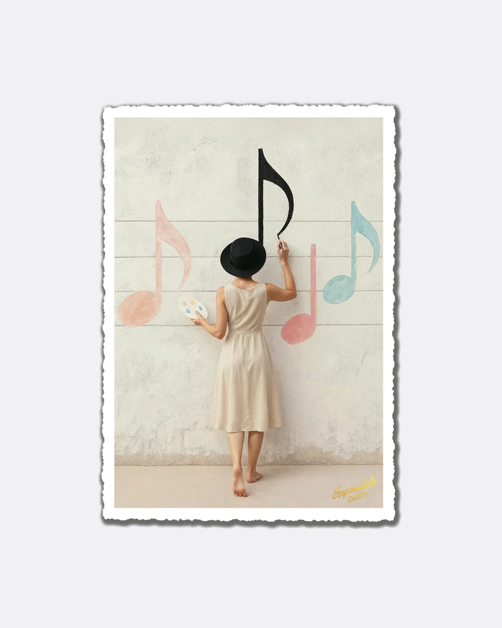 ChicMic Impossible Postkarte - Noten