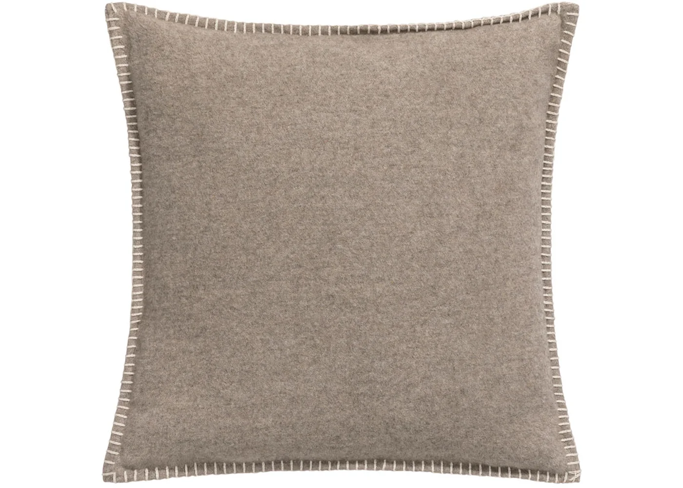 David Fussenegger - SYLT KISSENHÜLLE UNI Schlamm  -40 x 40 cm   