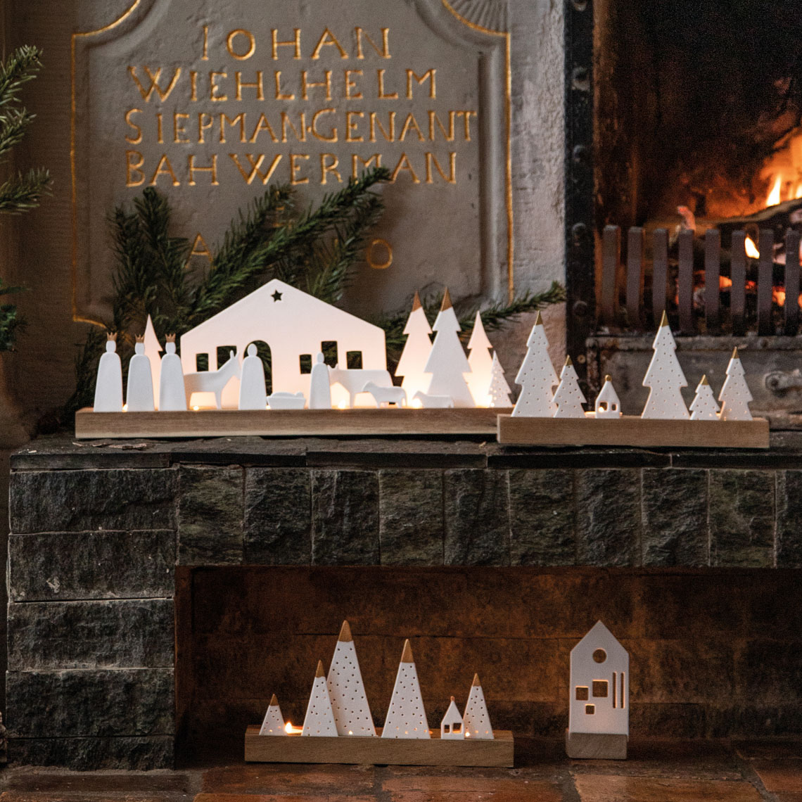 Räder Lichtobjekt Große Krippe