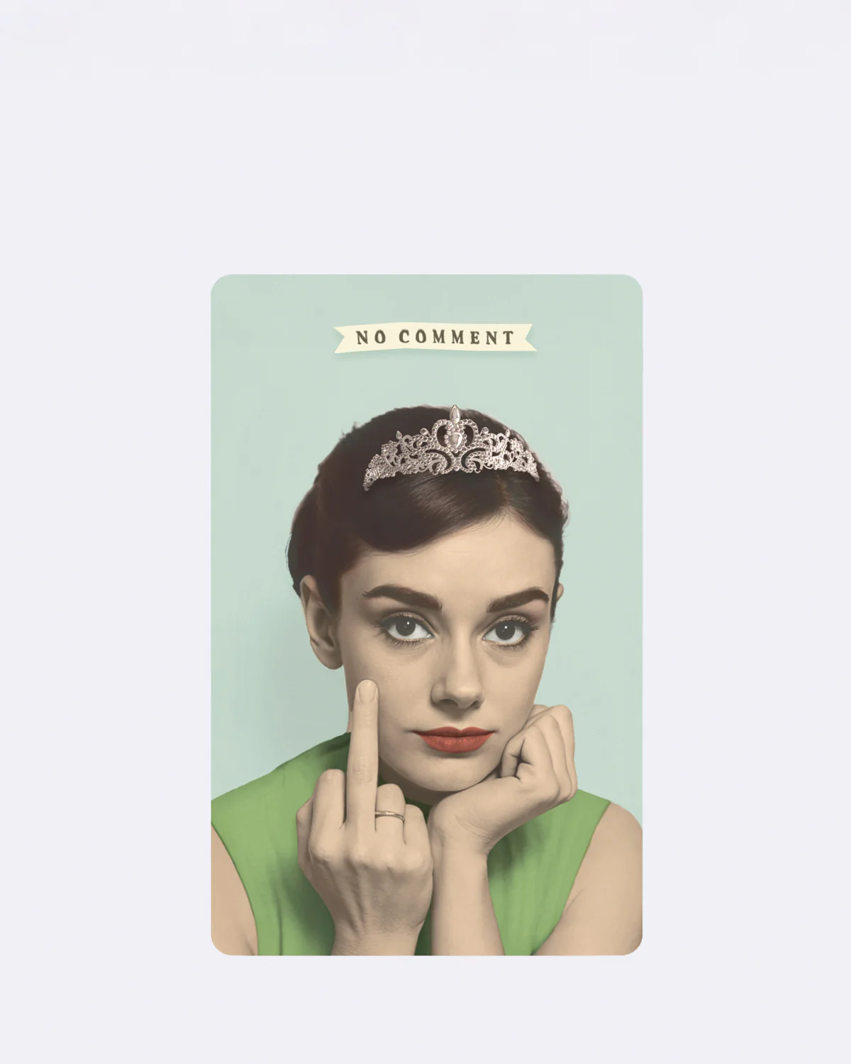 ChicMic Luna Card - Mini Postkarte - NO COMMENT