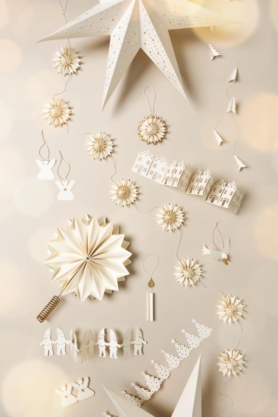 IB LAURSEN SCHNEEFLOCKEN BAND STELLA  - WEISS 