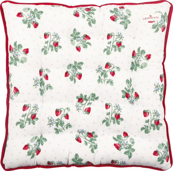 Greengate Berry White Sitzkissen 