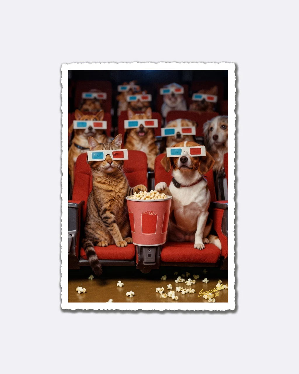 ChicMic Impossible Postkarte - Kino