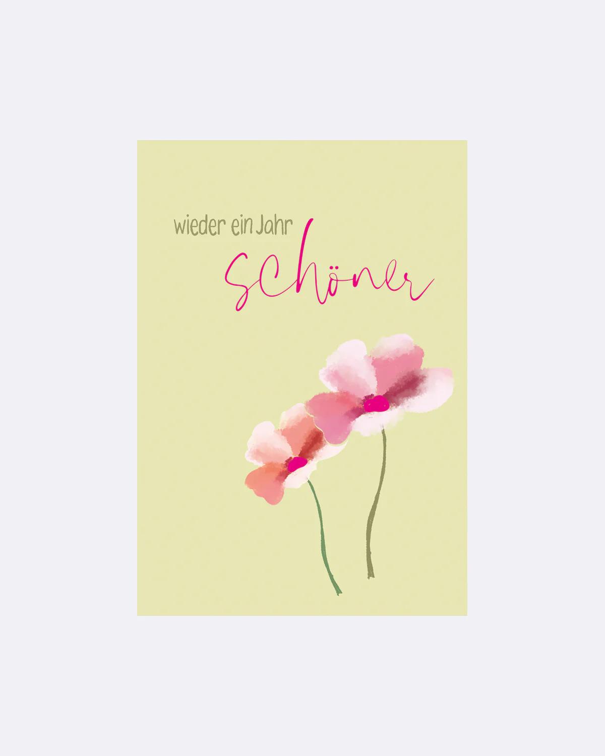 ChicMic YAY Postkarte - WIEDER EIN JAHR SCHÖNER 