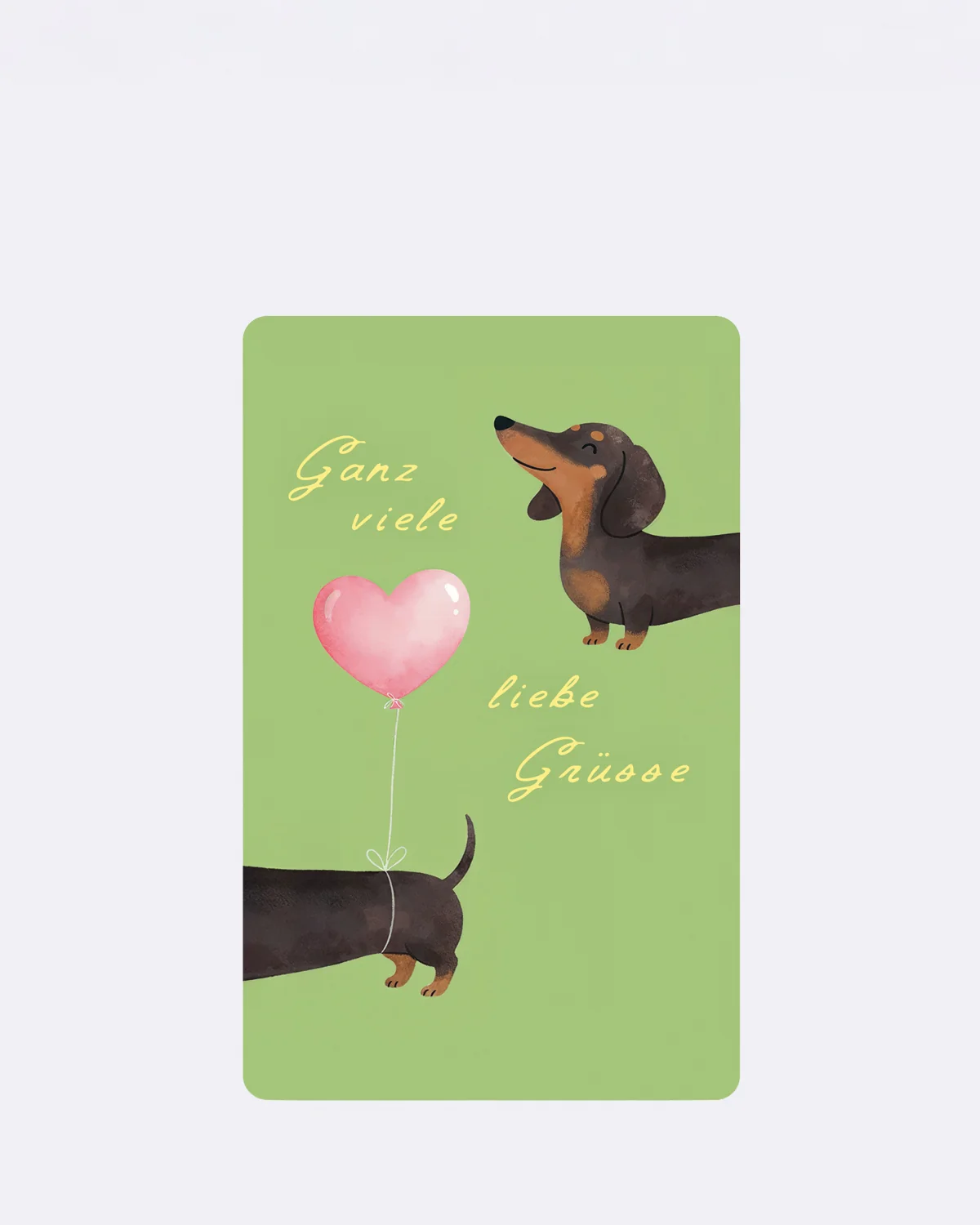 ChicMic Luna Card - Mini Postkarte - Ganz viele liebe Grüsse