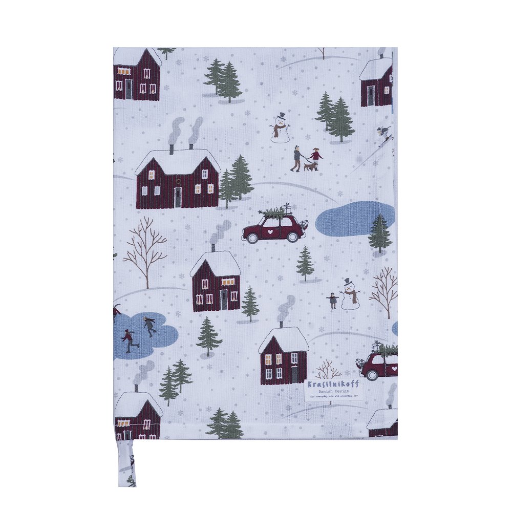Krasilnikoff Geschirrtuch SCANDI WINTER 