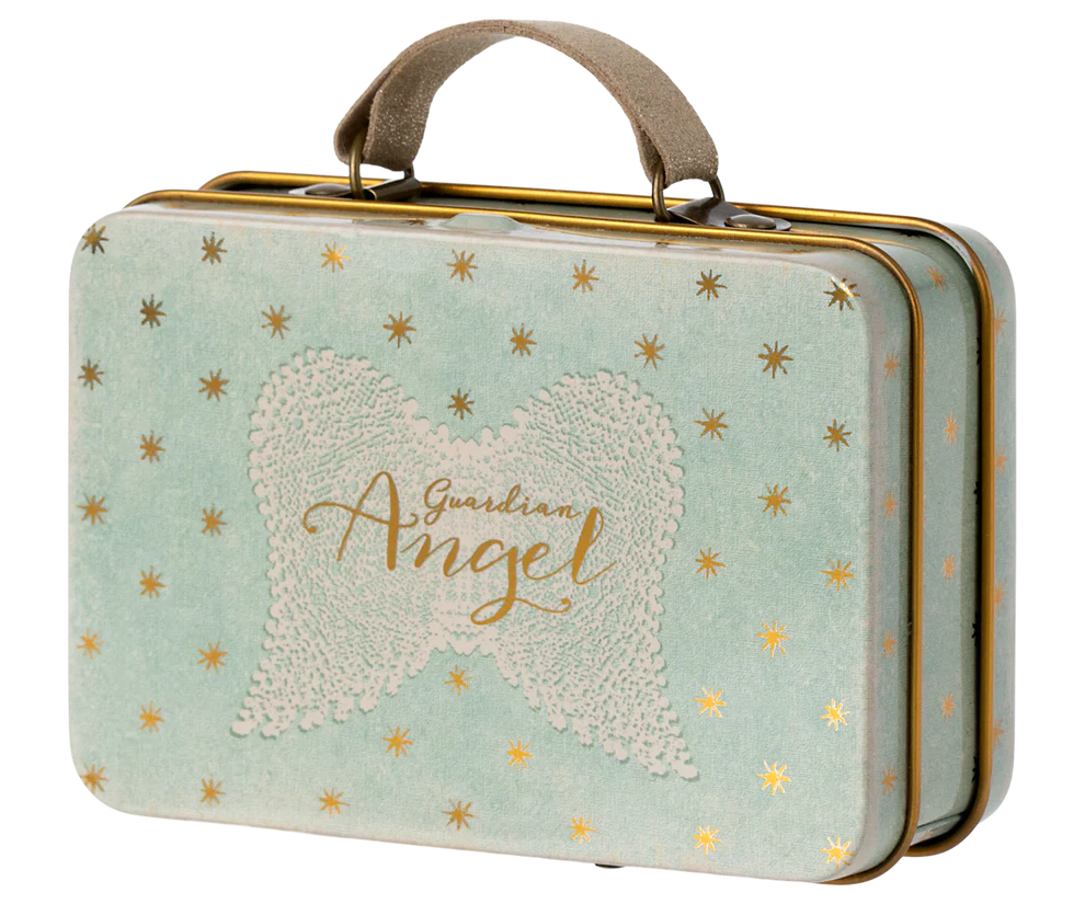 Maileg Engelsmaus / Schutzengel im Koffer - Kleine Schwester 