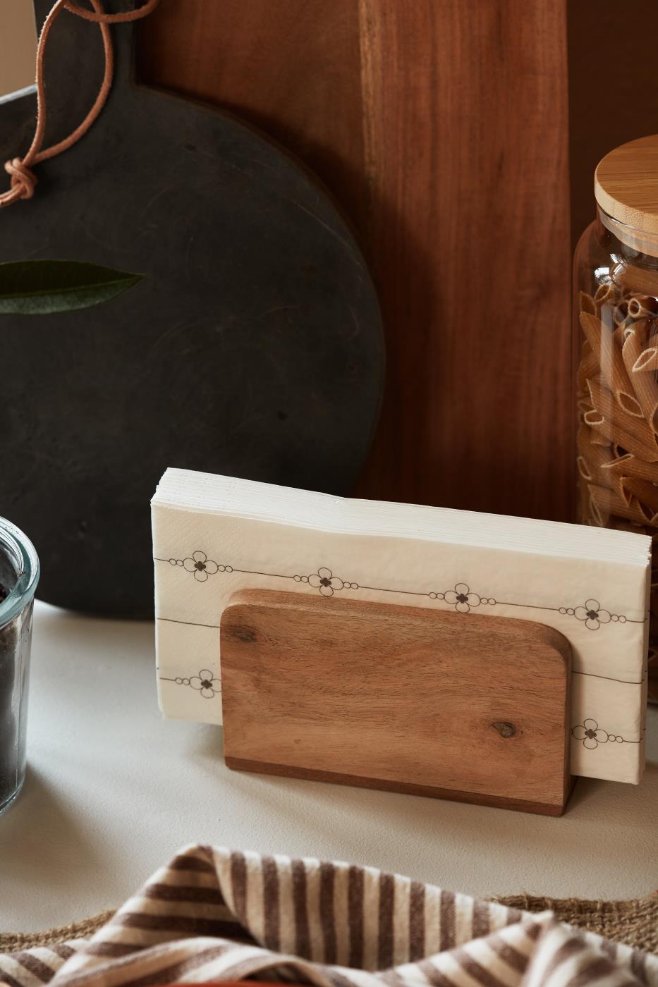 IB Laursen SERVIETTENHALTER AKAZIENHOLZ 