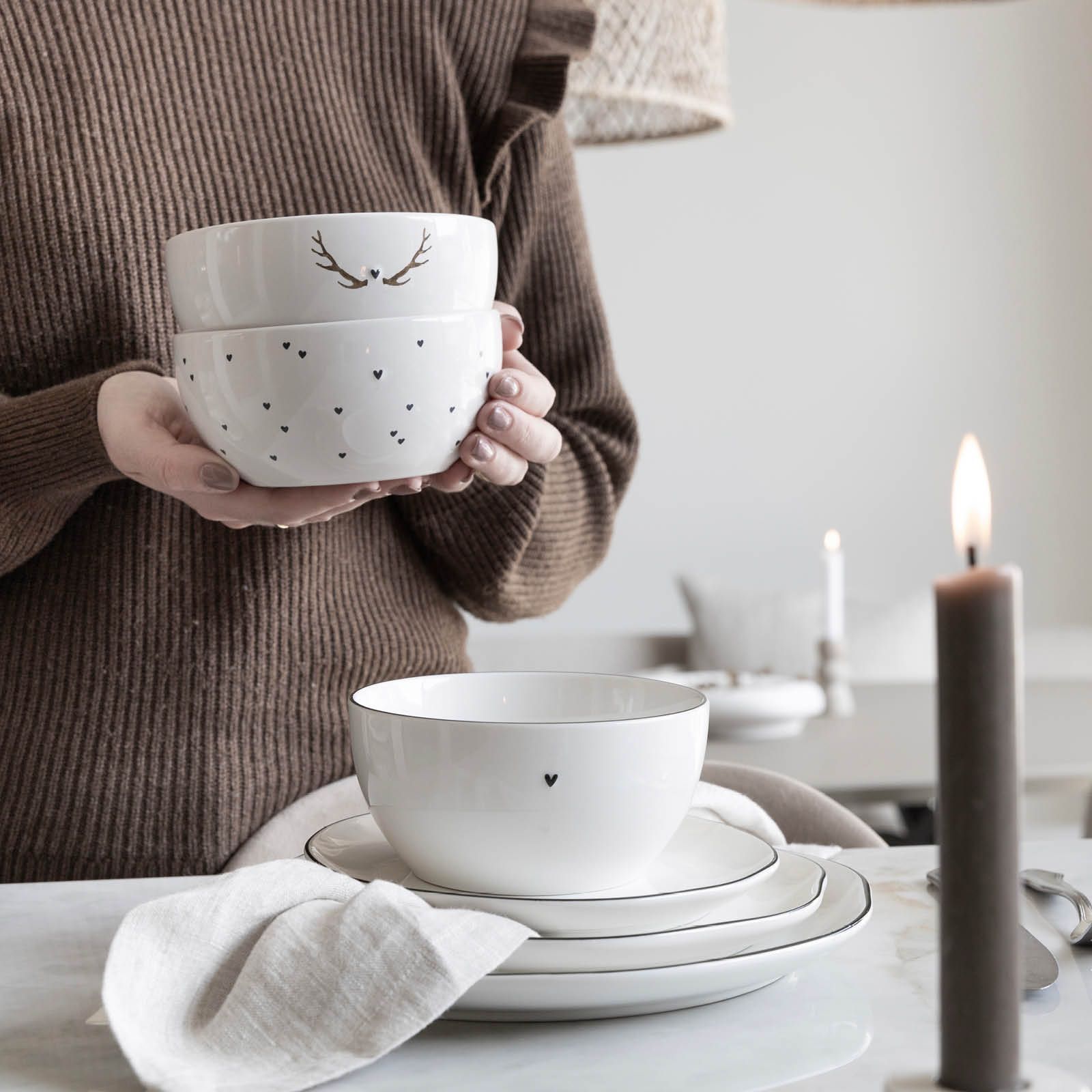 Bastion Collections Schale Deer 