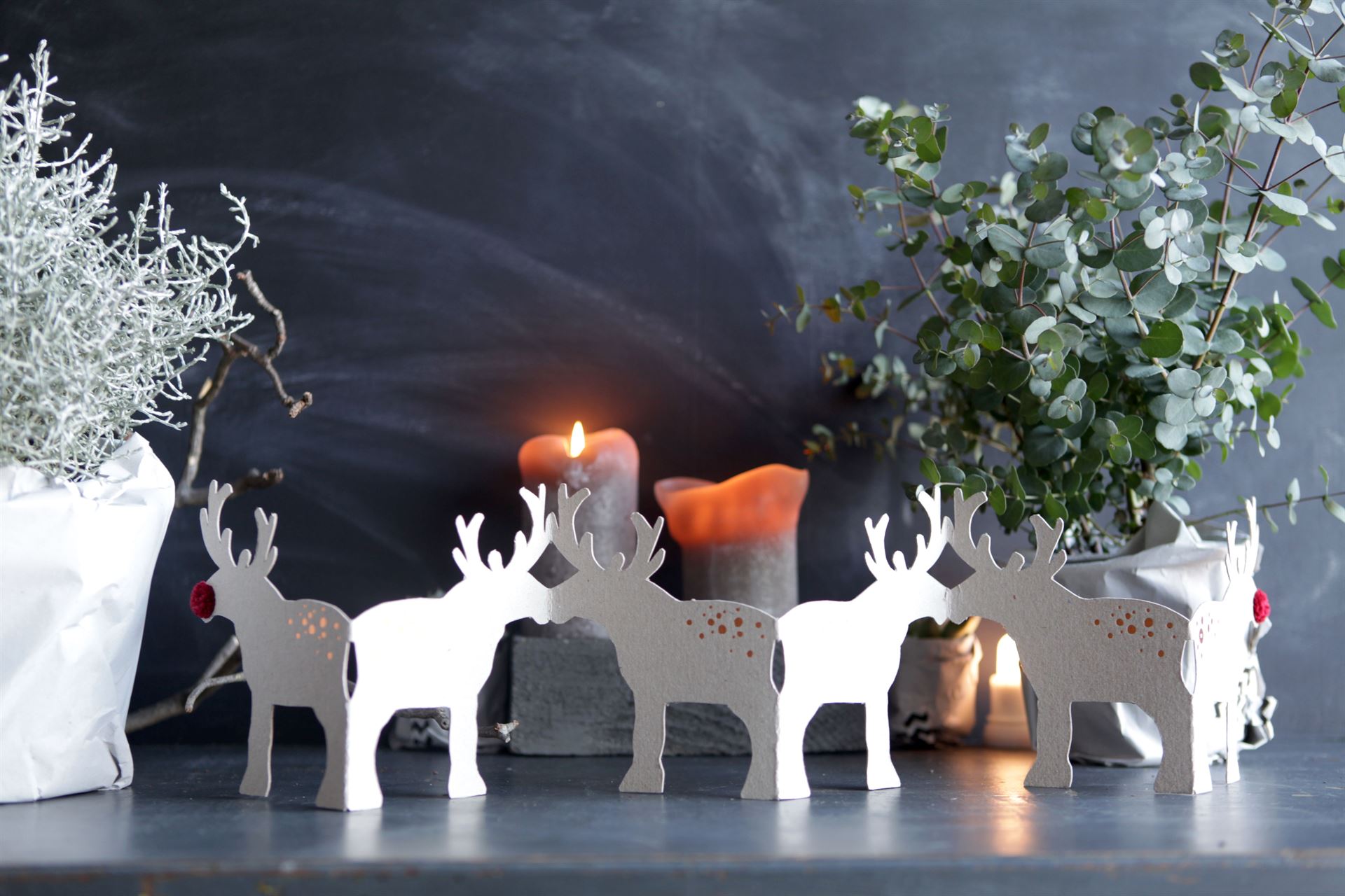 Good old friends Rentier Tischgirlande