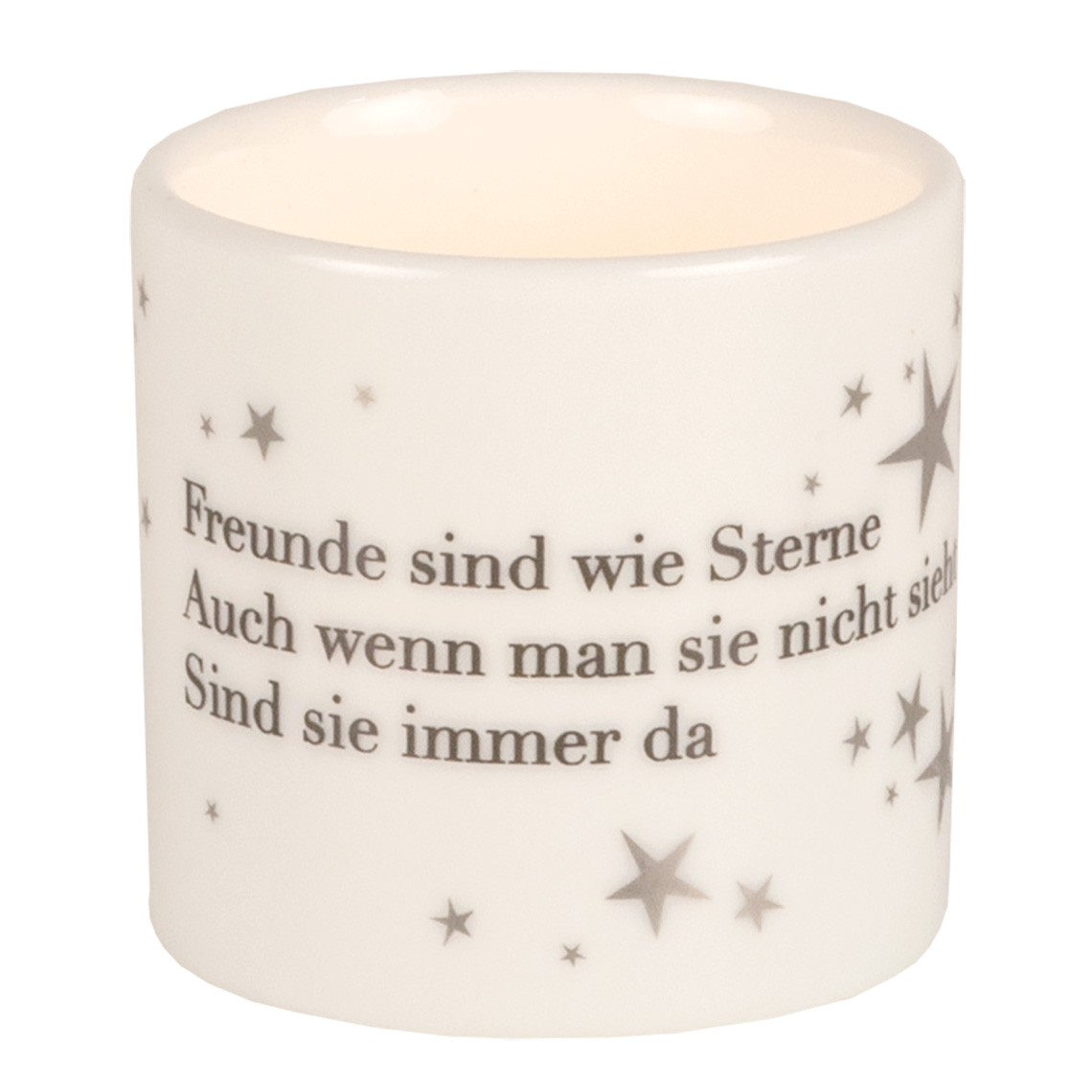 Räder Teelichthalter Helle Freude - Freunde sind wie Sterne