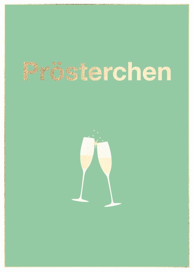 Cityproduct - Postkarte - Prösterchen