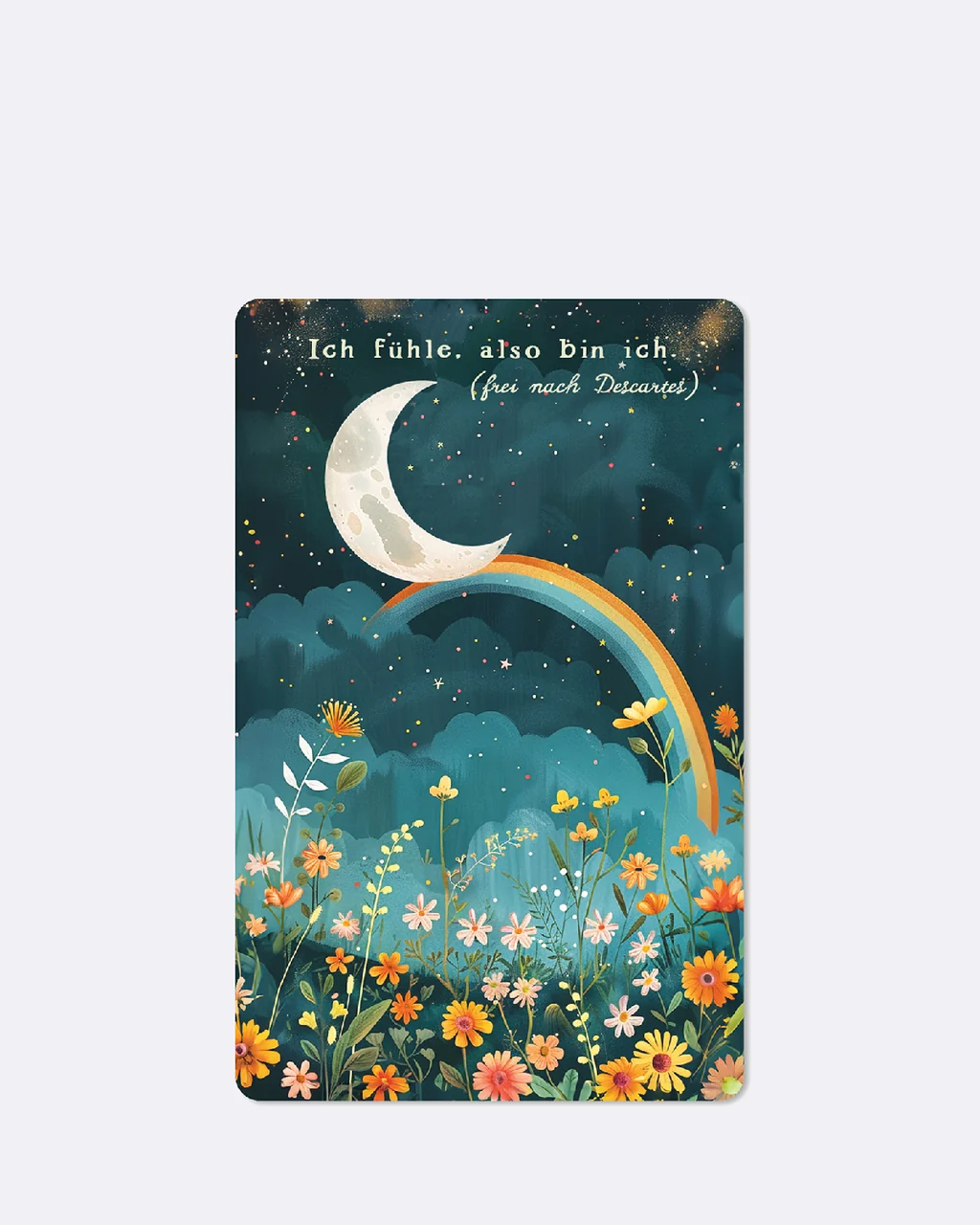 ChicMic Luna Card - Mini Postkarte - Ich fühle, also bin ich.