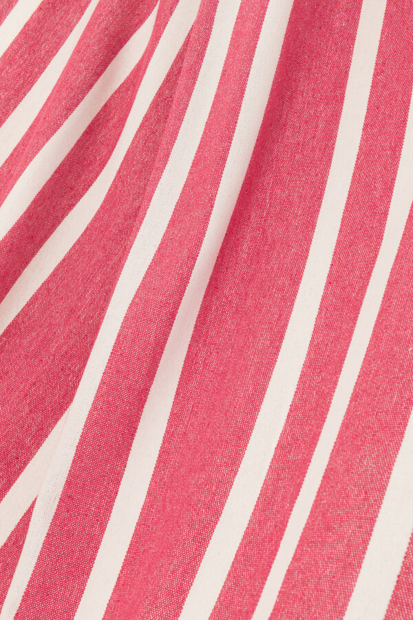 Hängematte Streifen rosa/weiß