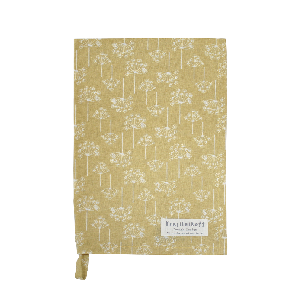 Krasilnikoff Geschirrtuch Dill - Gelb 