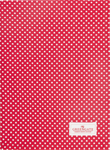 Greengate Dotty Red Geschirrtuch 
