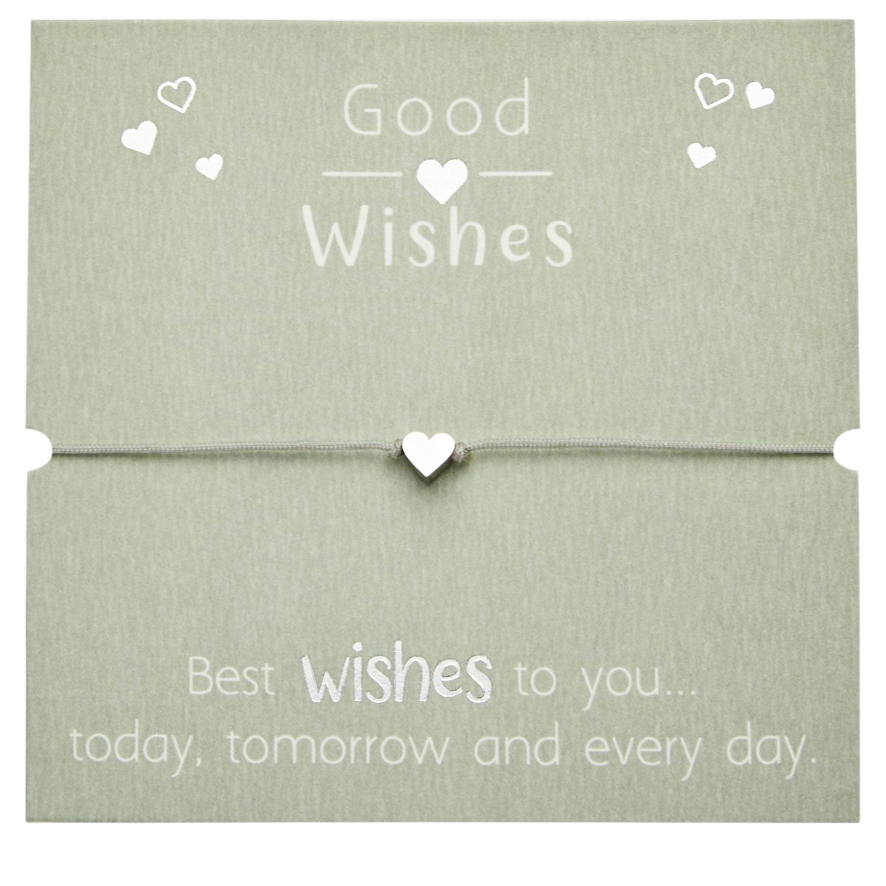 Armband Good Wishes Edelstahl - Herz 