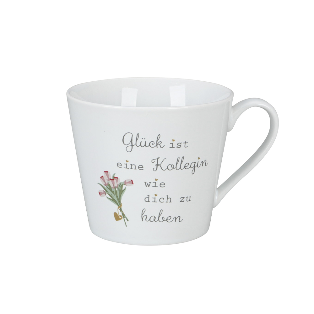 Krasilnikoff Tasse - GLÜCK IST EINE KOLLEGIN WIE DICH ZU HABEN