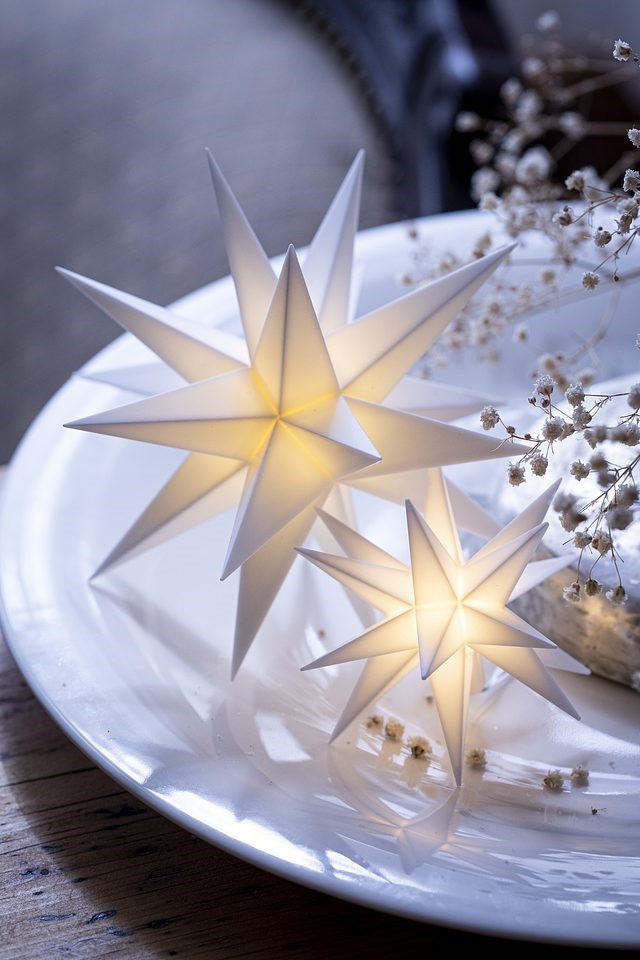 Sterntaler Baby-Stern - Durchmesser 8 cm - Weiß