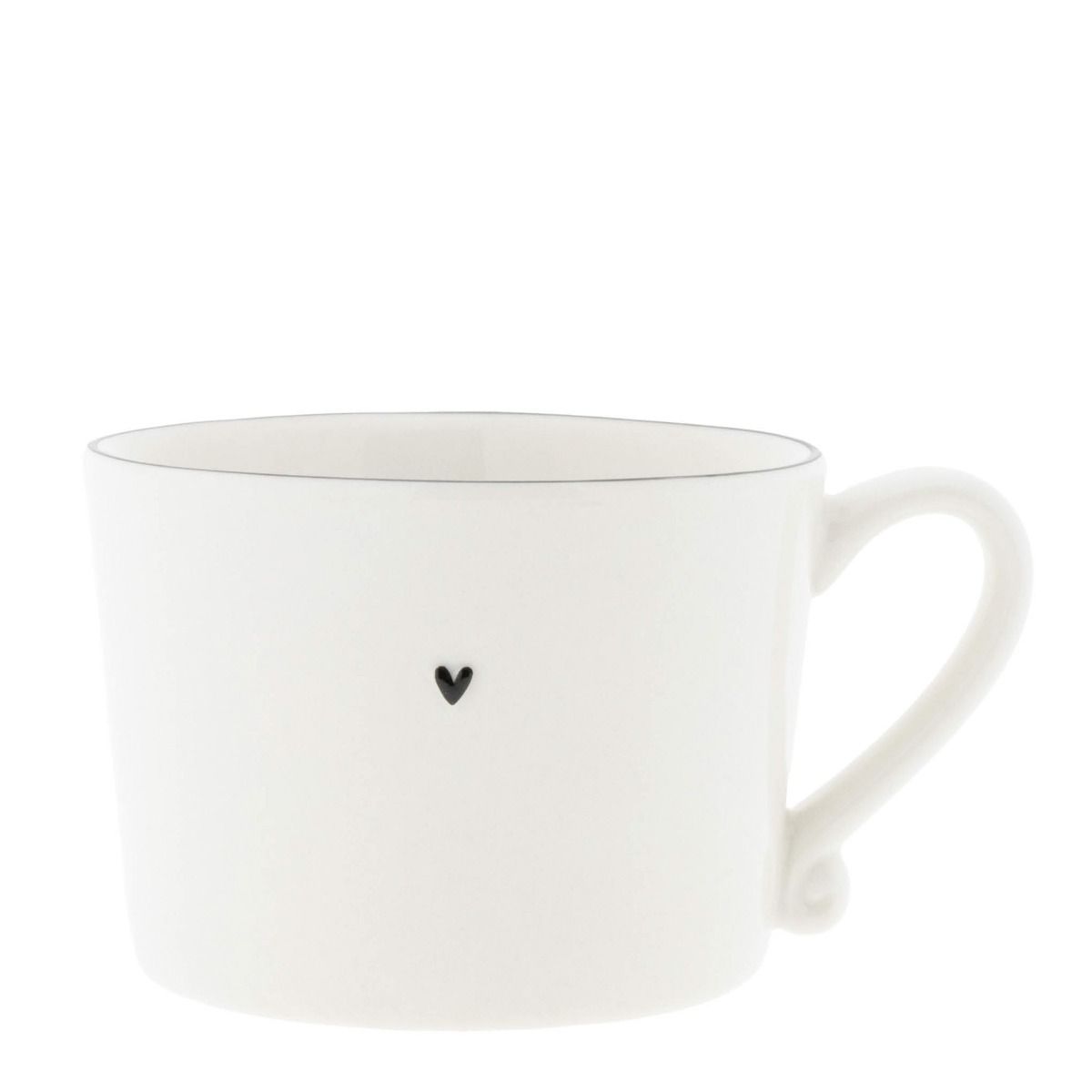 BASTION COLLECTIONS TASSE - SCHWARZES HERZ