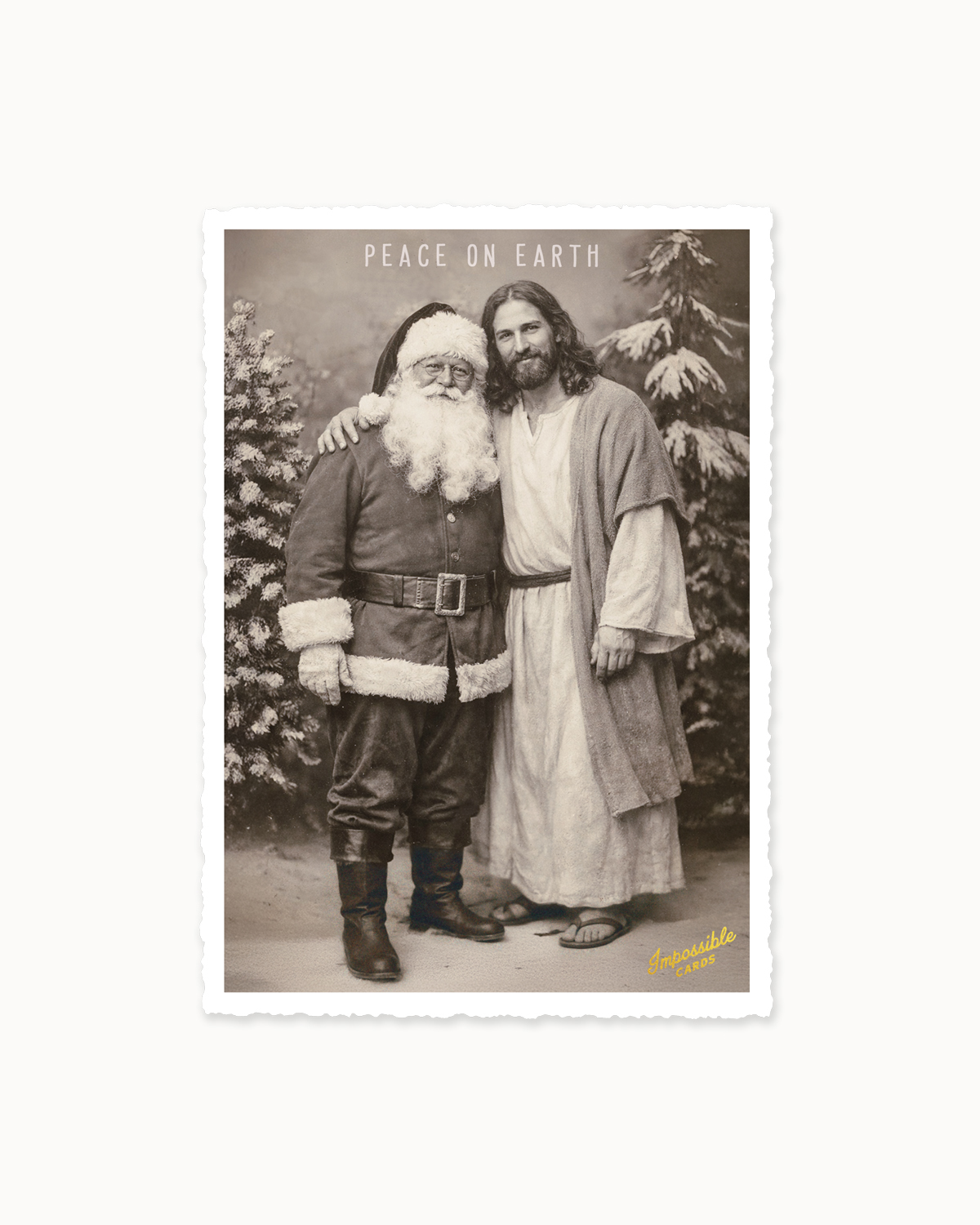 chic.mic - Impossible Weihnachtspostkarte - Peace on Earth