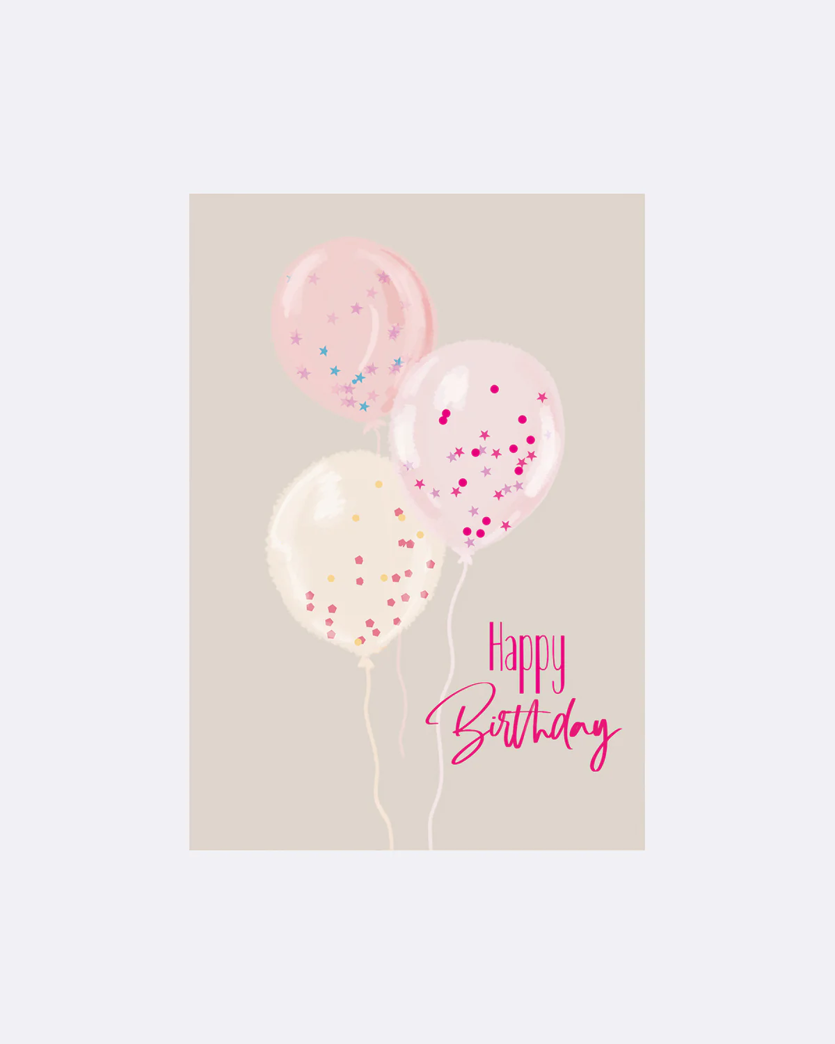ChicMic YAY Postkarte - HAPPY BIRTHDAY - LUFTBALLONS