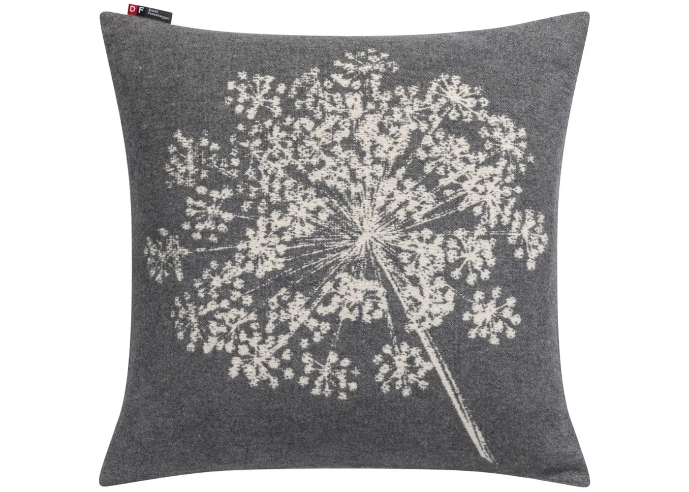 David Fussenegger - JADE KISSENHÜLLE DOLDE ANTHRAZIT - 50 x 50 cm 