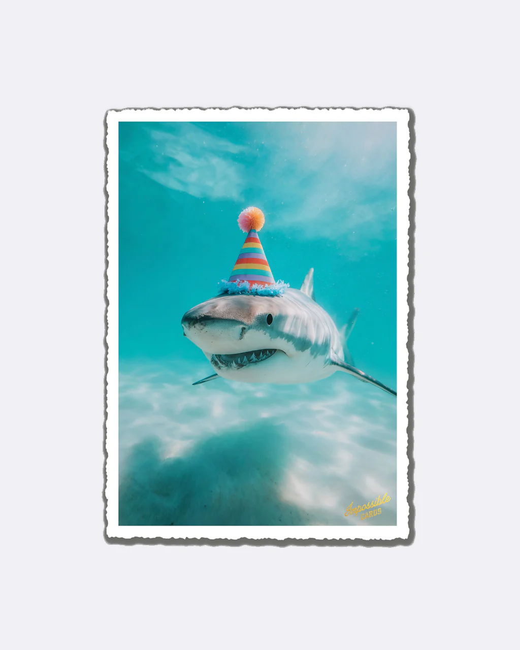 ChicMic Impossible Postkarte - Hai Party 
