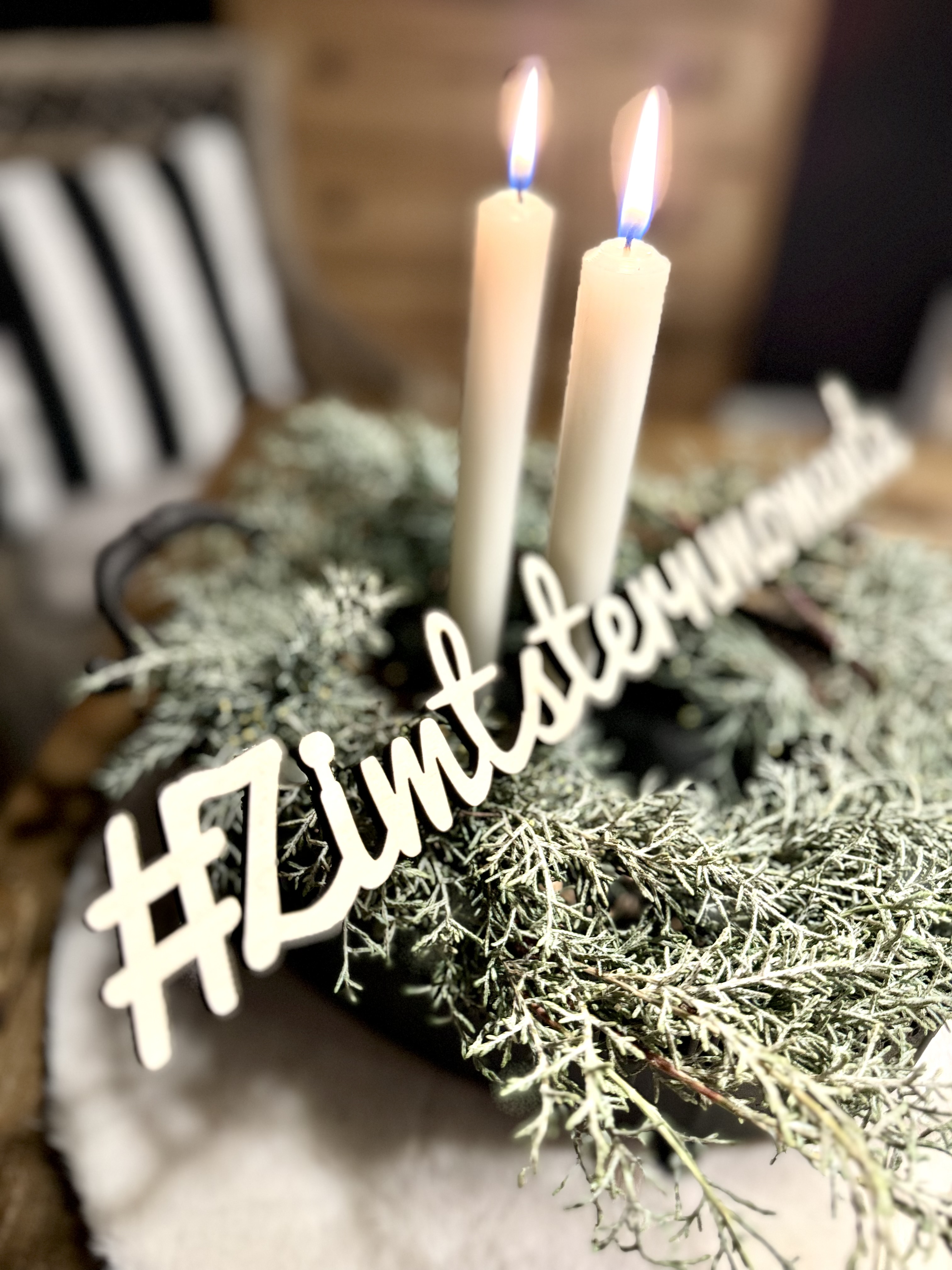 Herz im Holz - HOLZSCHRIFT #Zimtsternmomente 