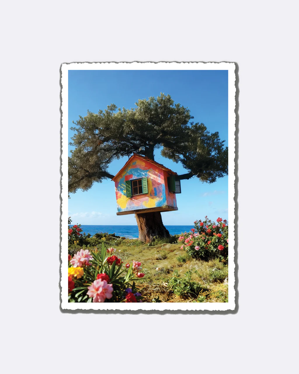 ChicMic Impossible Postkarte - Baumhaus