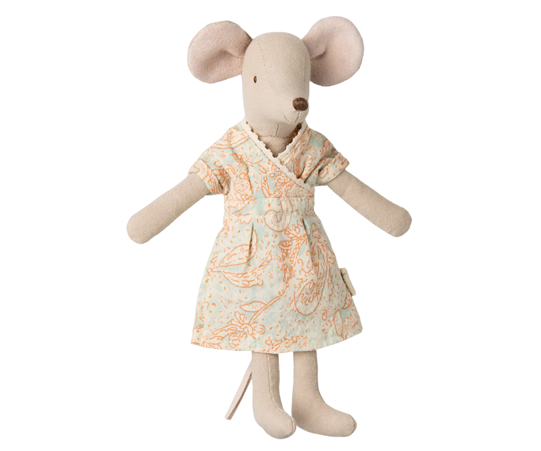 MAILEG MAMA MAUS - HELLES KLEID