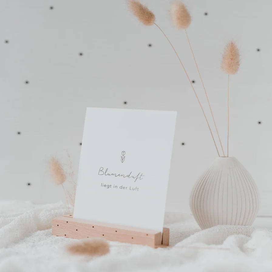 Eulenschnitt Karten- und Trockenblumenhalter Punkte 12 cm