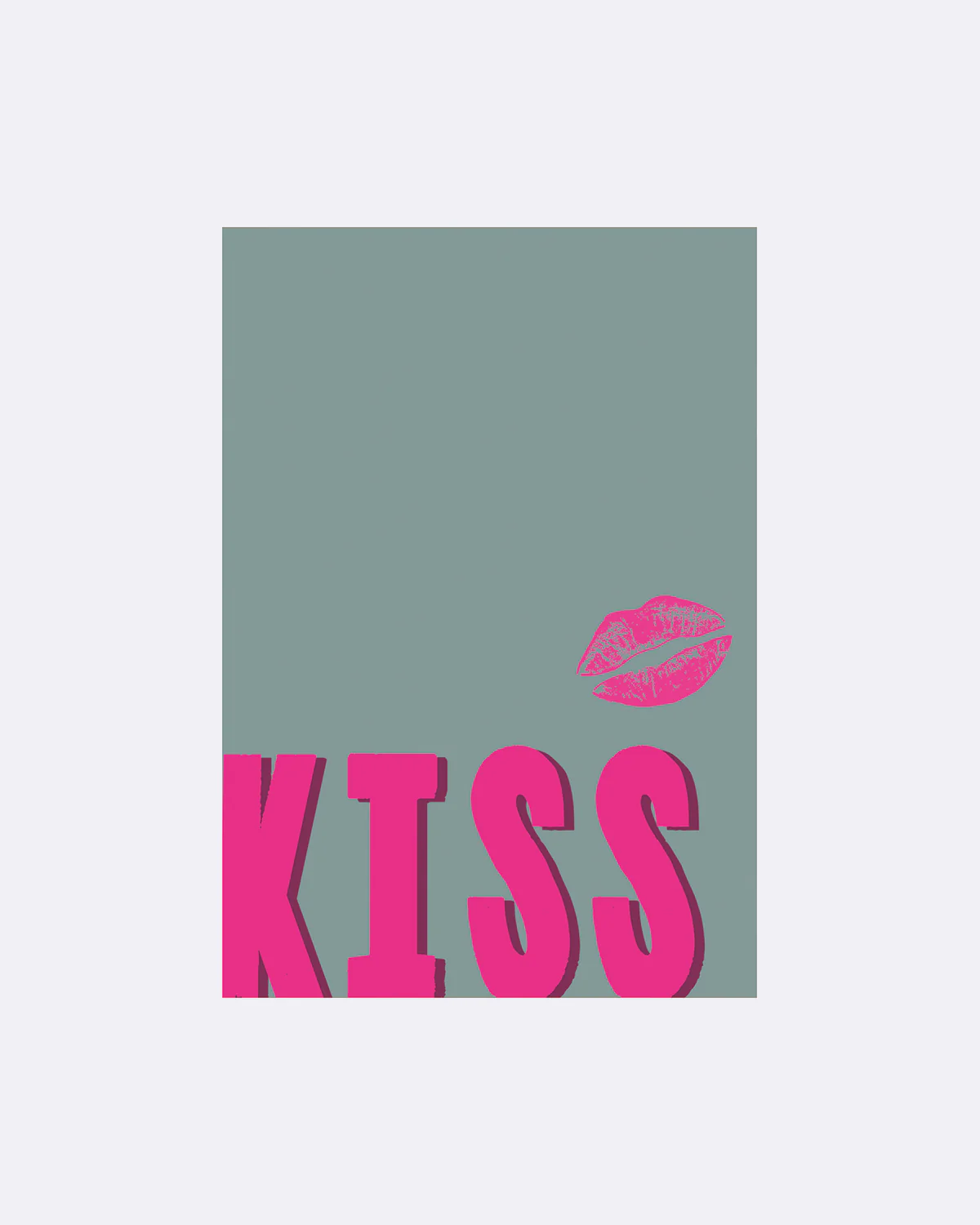ChicMic YAY Postkarte - KISS 