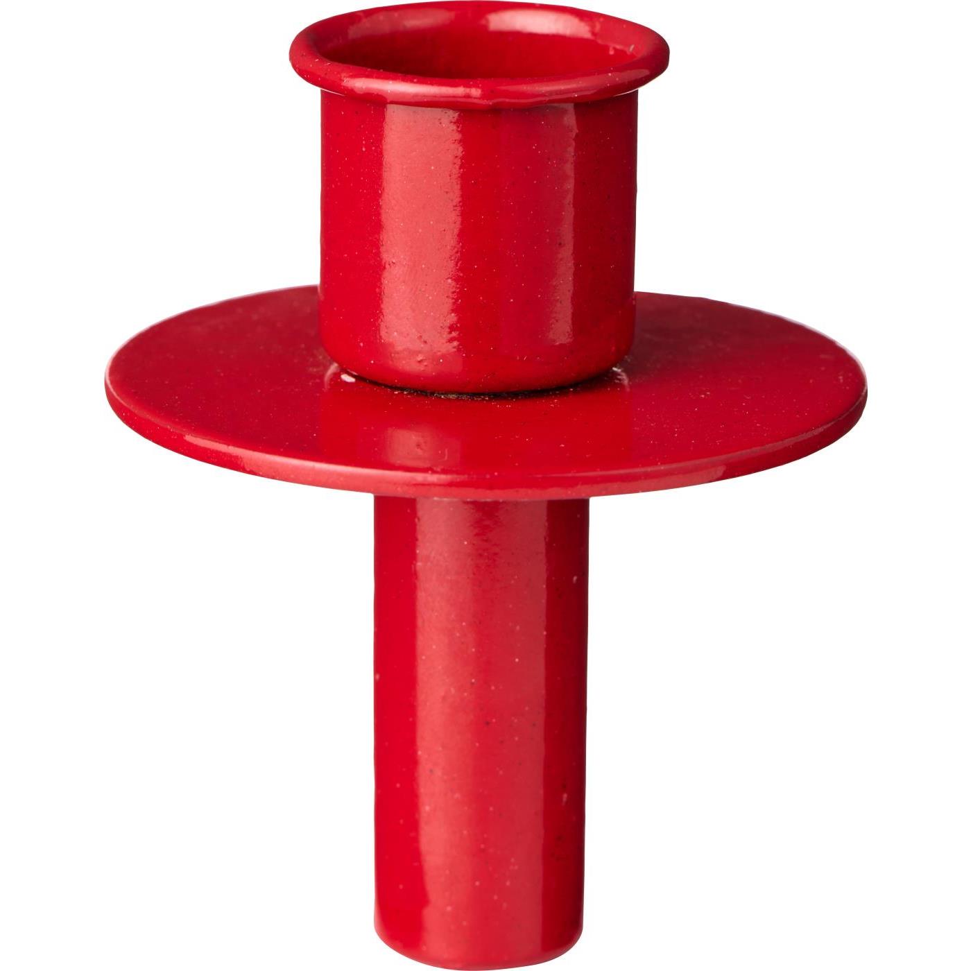 IB LAURSEN KERZENHALTER / FLASCHENSTECKER ROT FÜR KERZE Ø 2,2 cm   