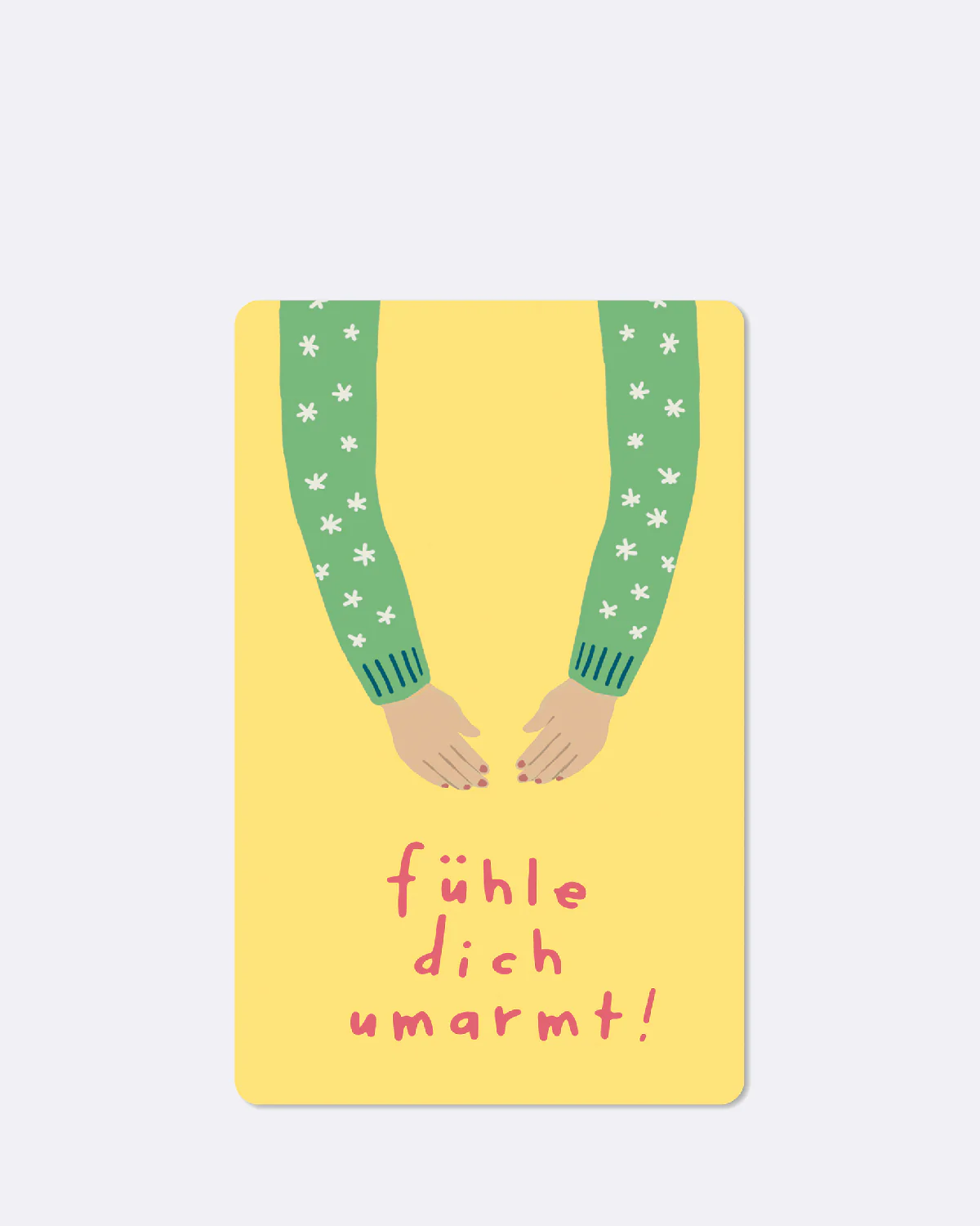 ChicMic Luna Card - Mini Postkarte - FÜHLE DICH UMARMT