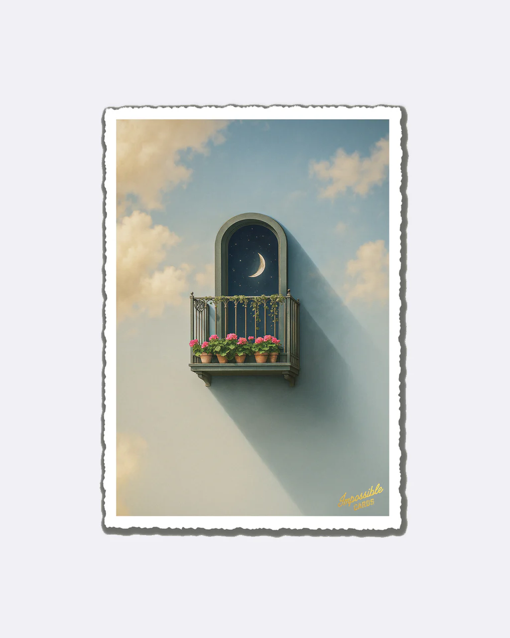 ChicMic Impossible Postkarte - Himmel Balkon