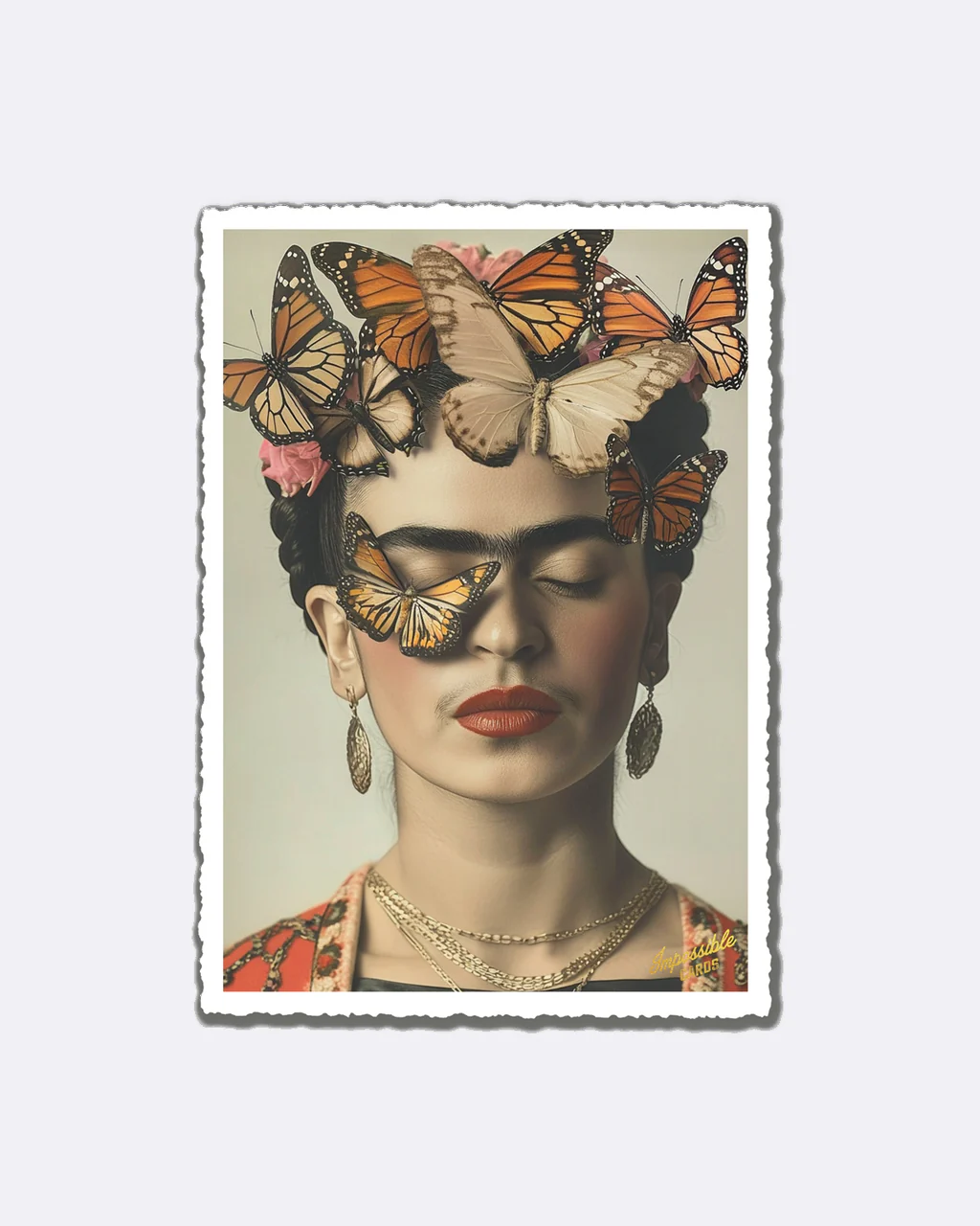 ChicMic Impossible Postkarte - Frida Kahlo