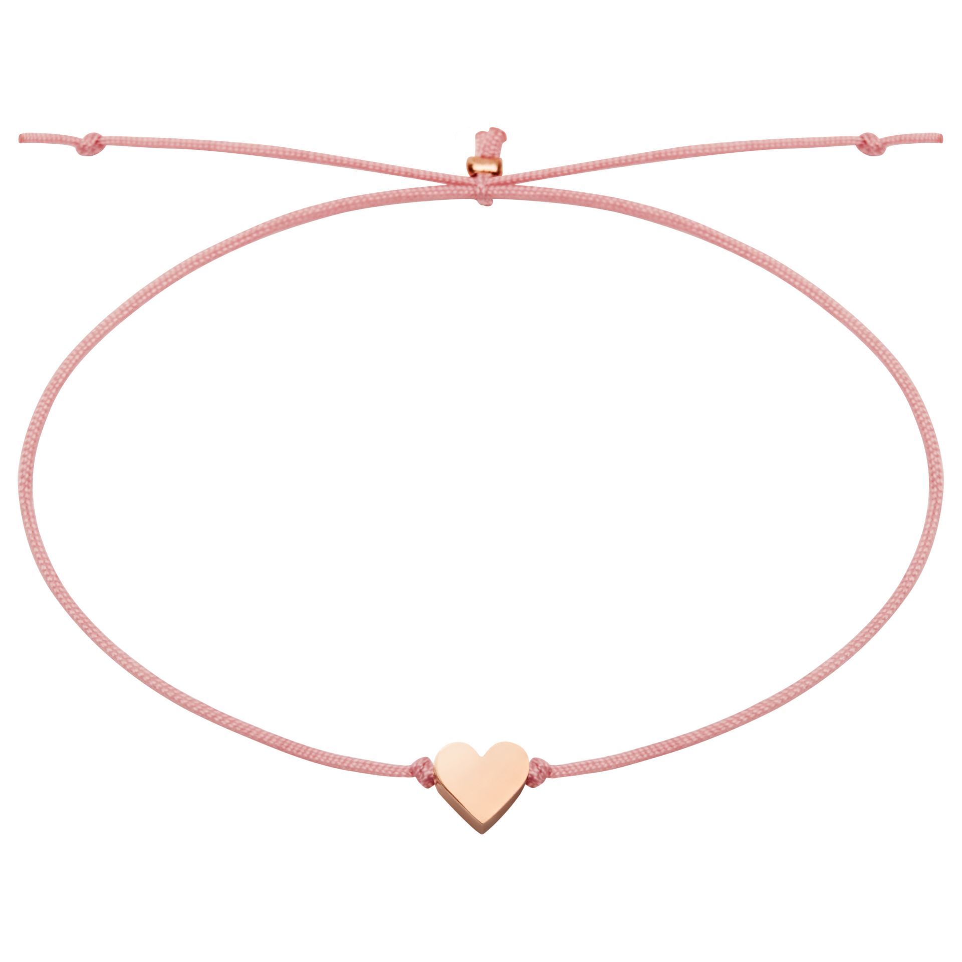 Armband Good Wishes rosévergoldet - Herz 