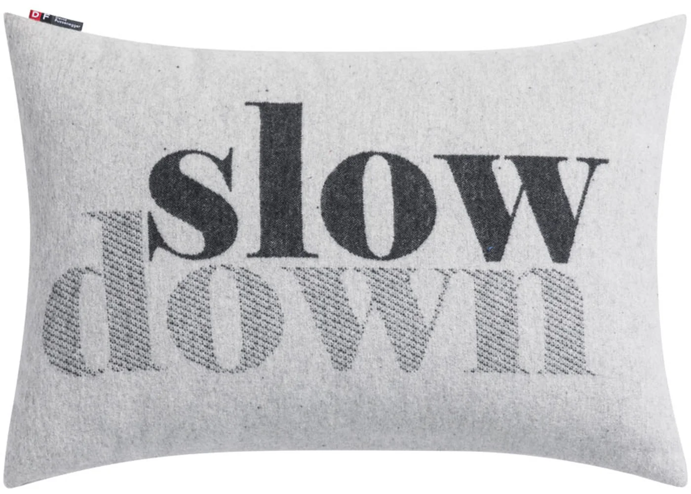 David Fussenegger - SILVRETTA KISSENHÜLLE SLOW DOWN - 60 x 40 CM