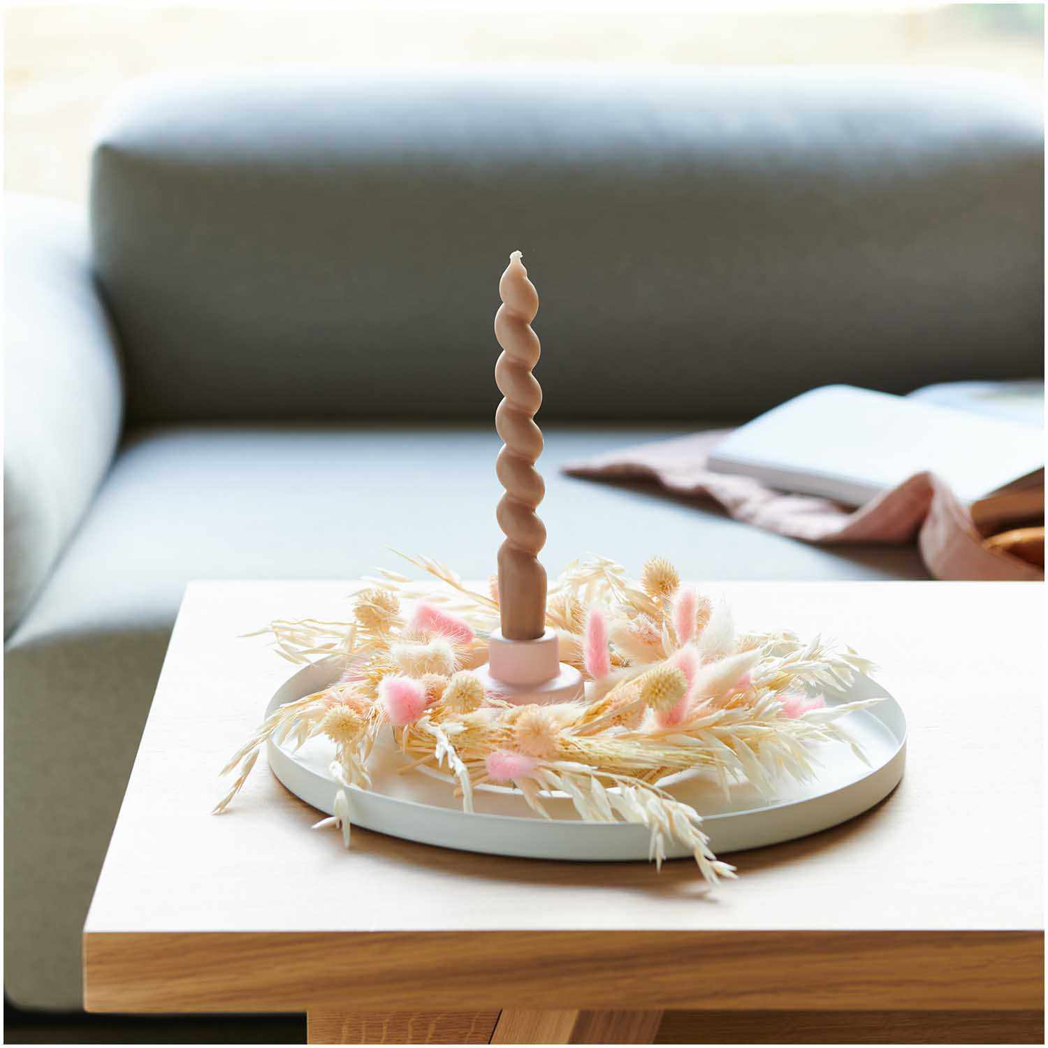 Rico Design SPIRALKERZE KARAMELL 