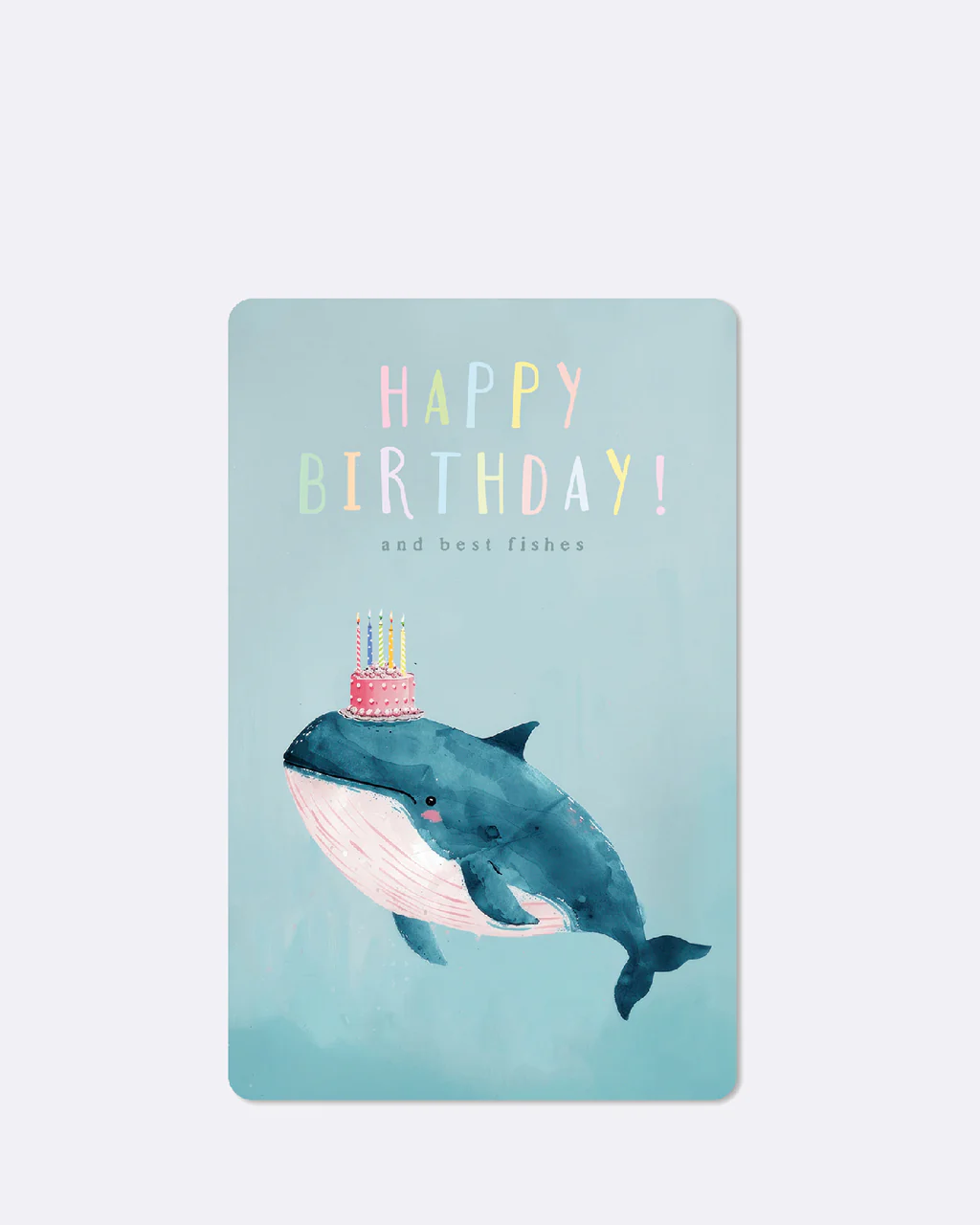 ChicMic Mini Postkarte - Birthday Whale 