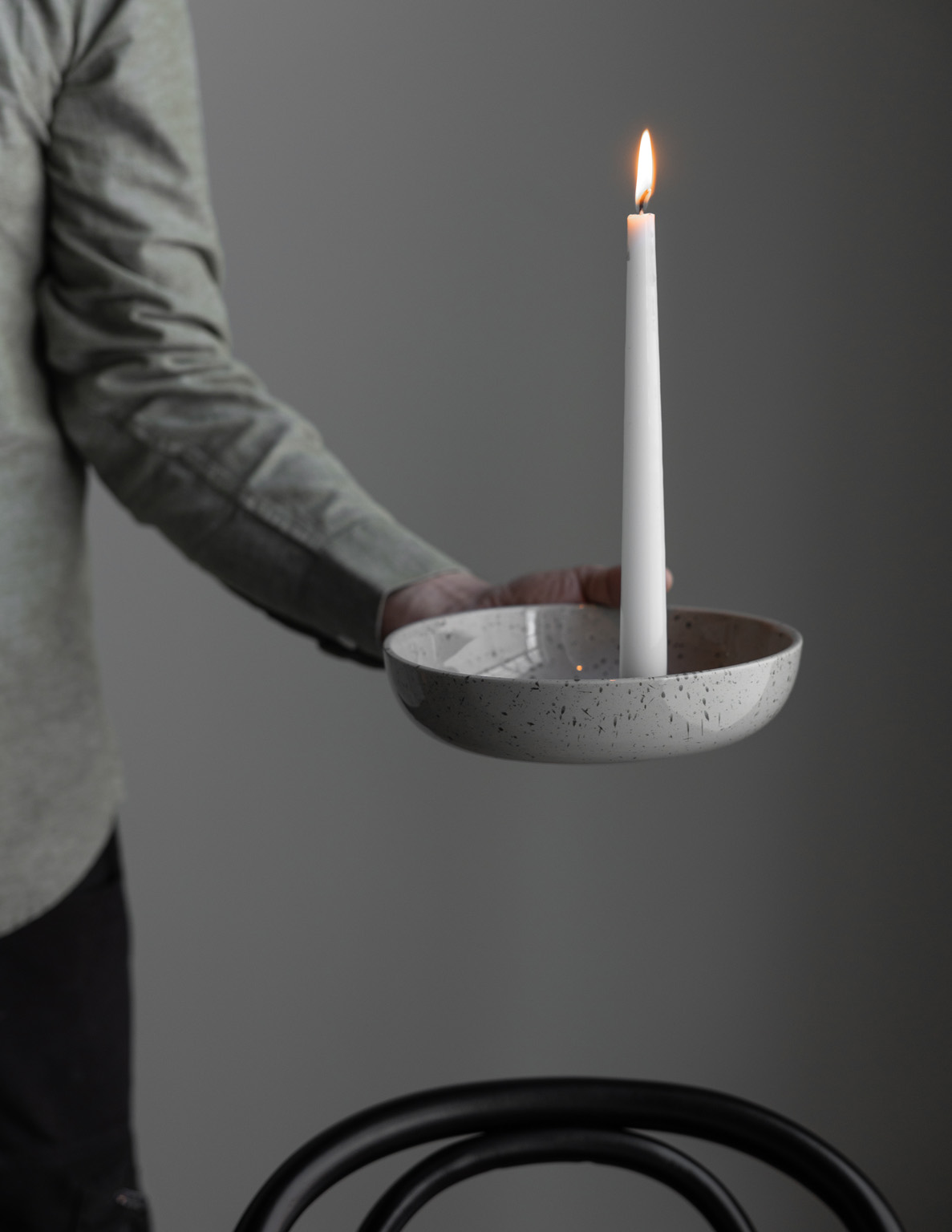 Storefactory Lidatorp Kerzenständer -  Large Natur