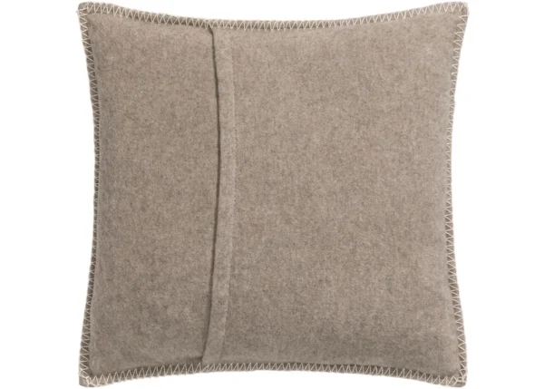 David Fussenegger - SYLT KISSENHÜLLE UNI Schlamm  -40 x 40 cm   