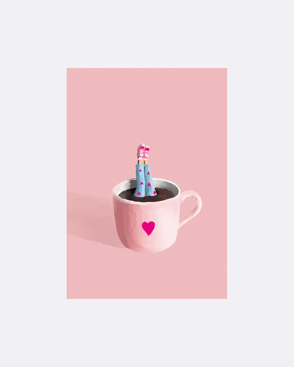 ChicMic YAY Postkarte - Morning Coffee Kaffee Tasse